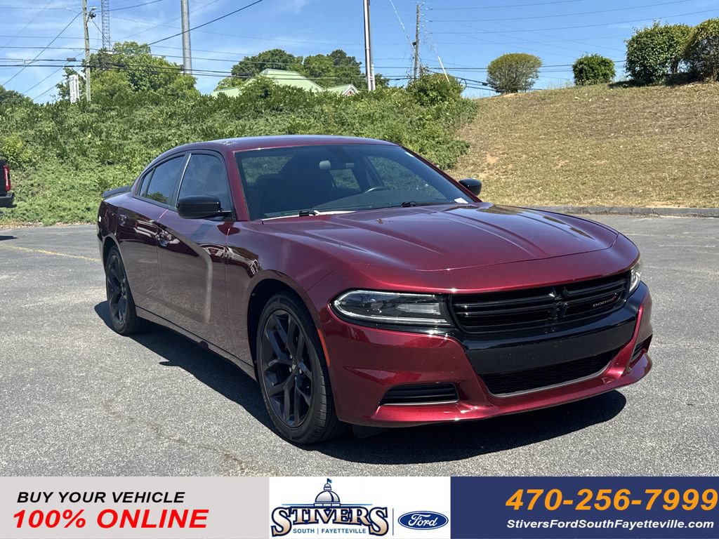 Used 2021 Dodge Charger SXT w/ Blacktop Package RWD image 1