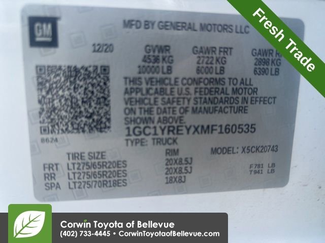 Used 2021 Chevrolet Silverado 2500 High Country w/ Z71 Off-Road Package image 15