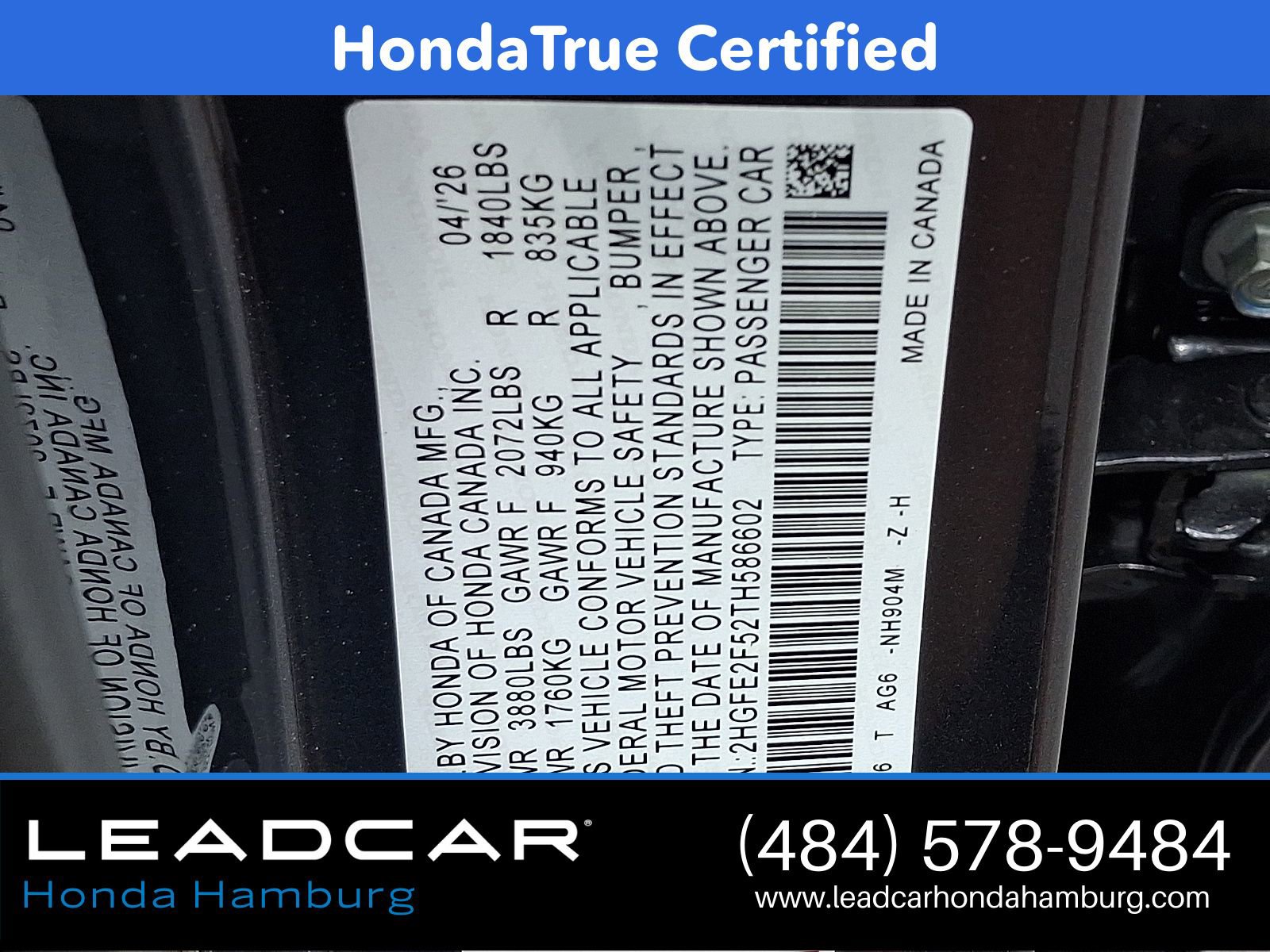 Certified 2026 Honda Civic Sport image 29