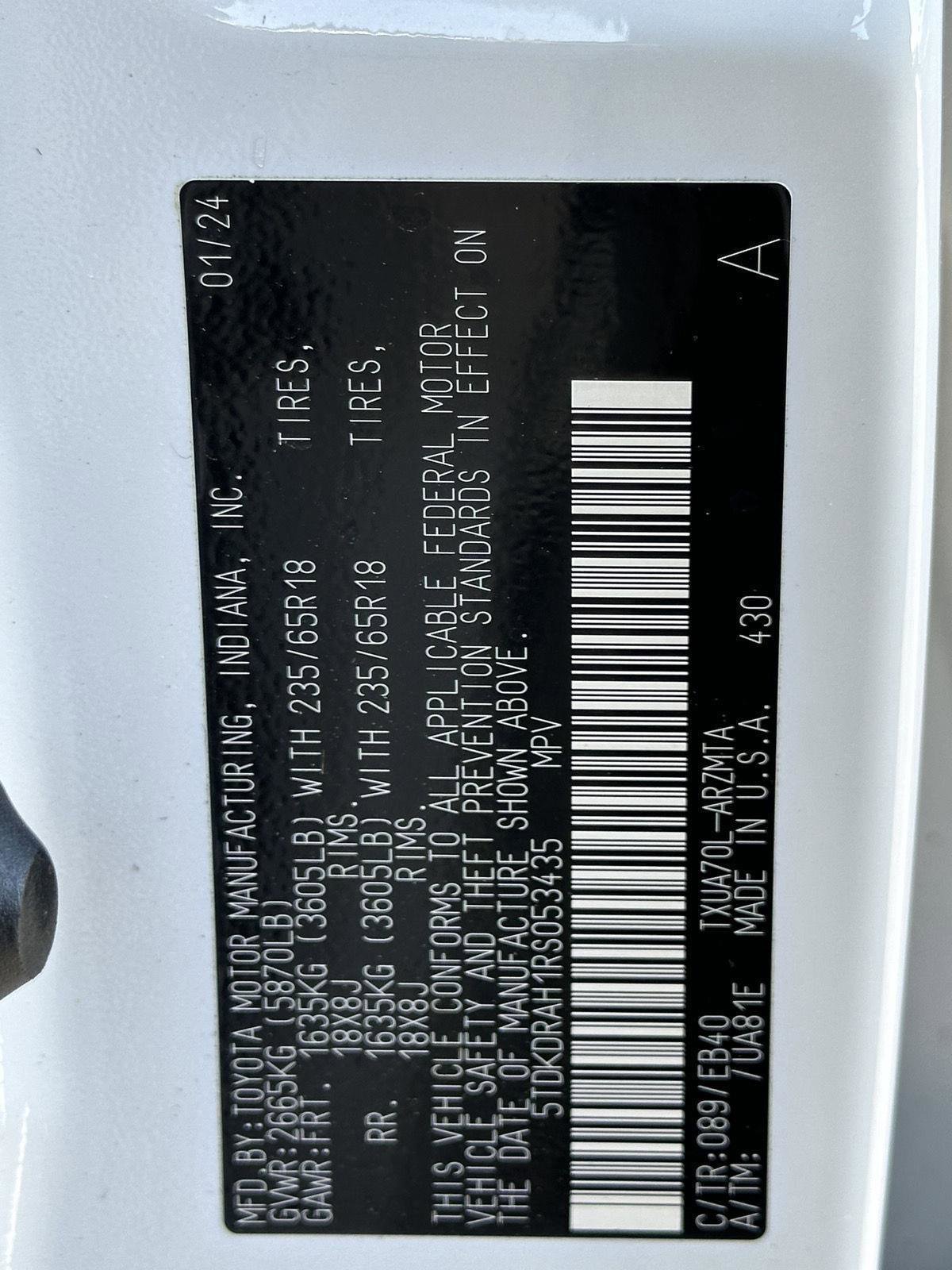 Used 2024 Toyota Highlander XLE image 15