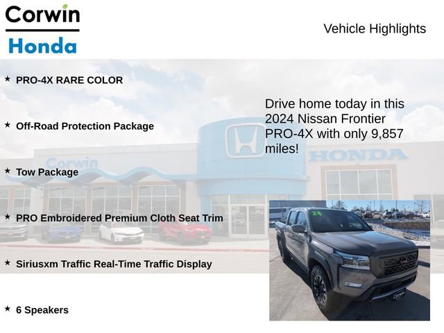 Used 2024 Nissan Frontier PRO-4X w/ Off-Road Protection Package image 7