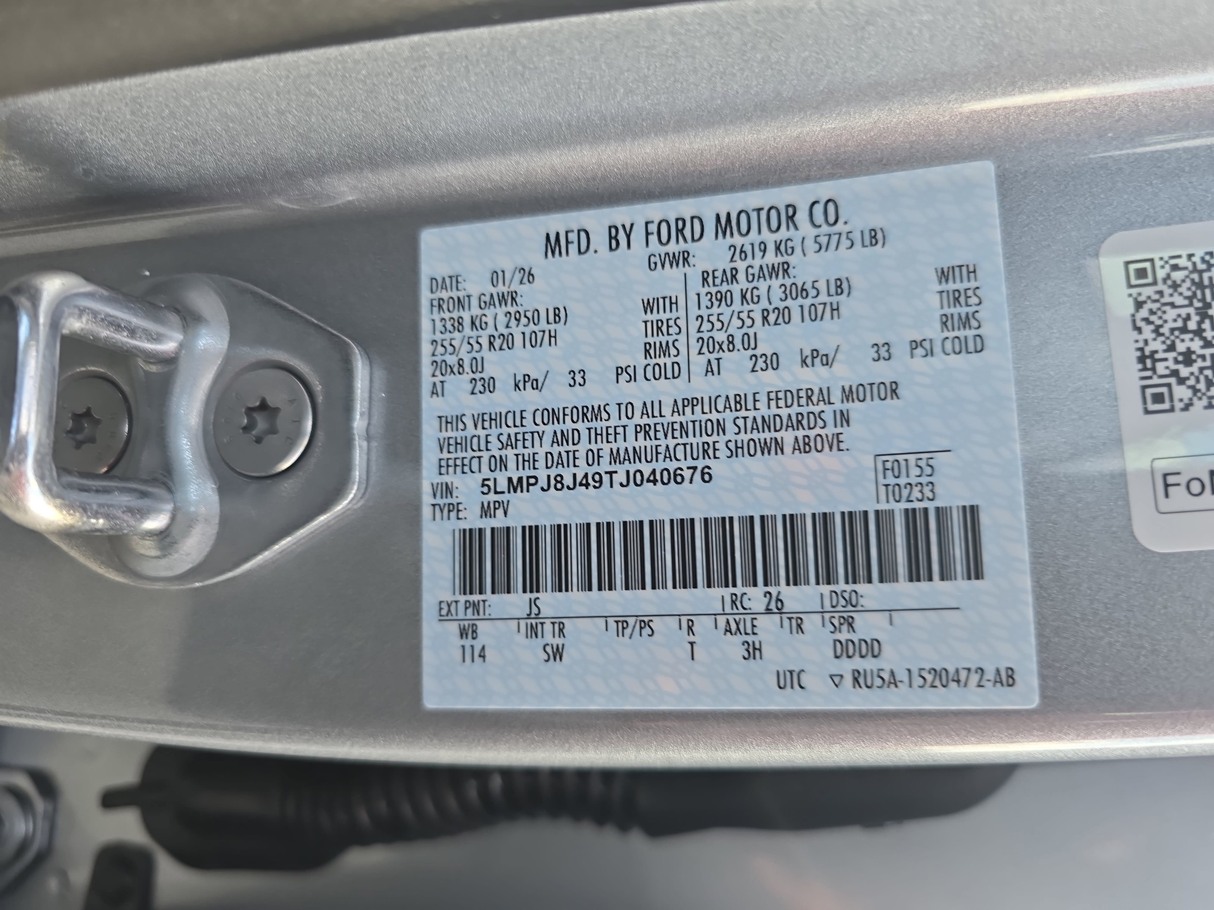 New 2026 Lincoln Nautilus Premier w/ Equipment Group 102A AWD/4WD image 36