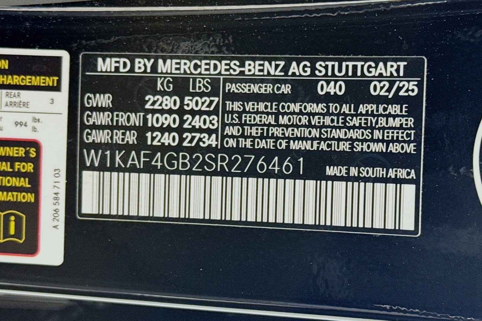 Certified 2025 Mercedes-Benz C 300 Sedan image 25