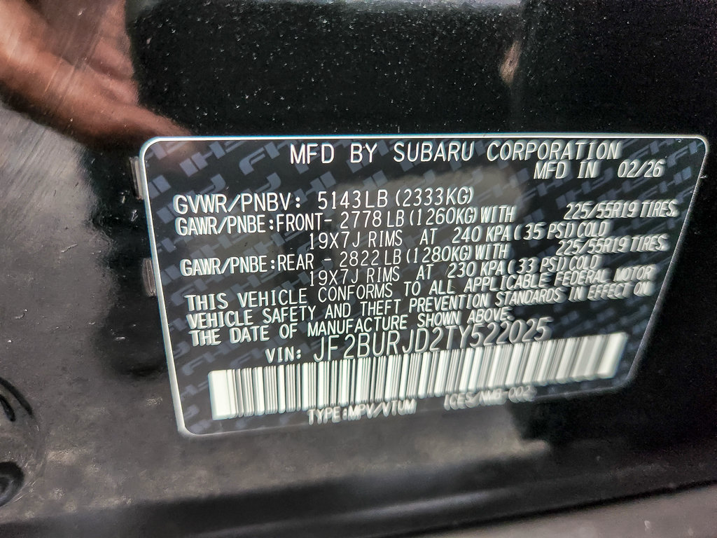 Certified 2026 Subaru Outback Touring XT AWD/4WD image 26