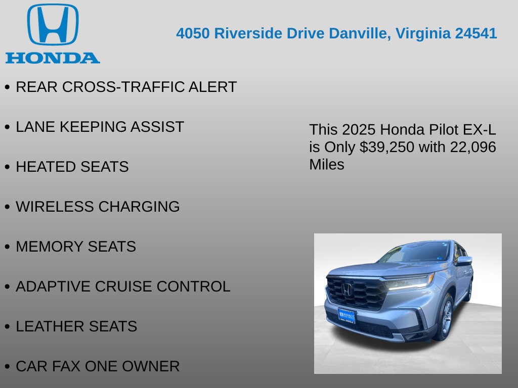 Used 2025 Honda Pilot EX-L image 12