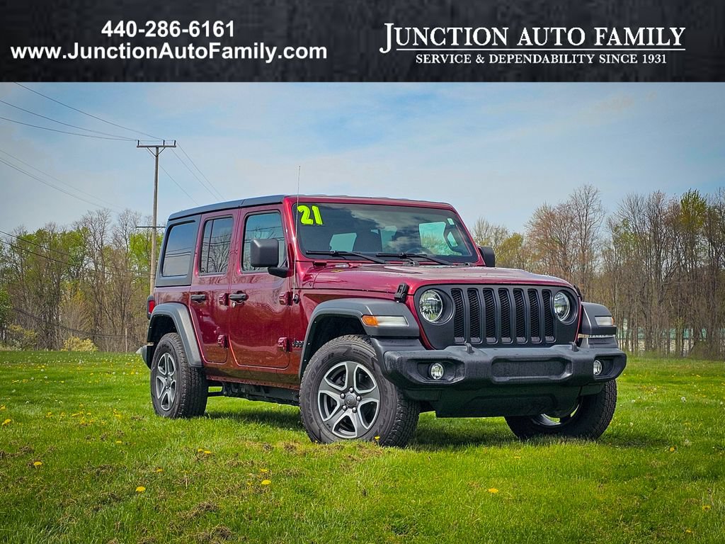 Used 2021 Jeep Wrangler Unlimited Sport AWD/4WD 360° Tour