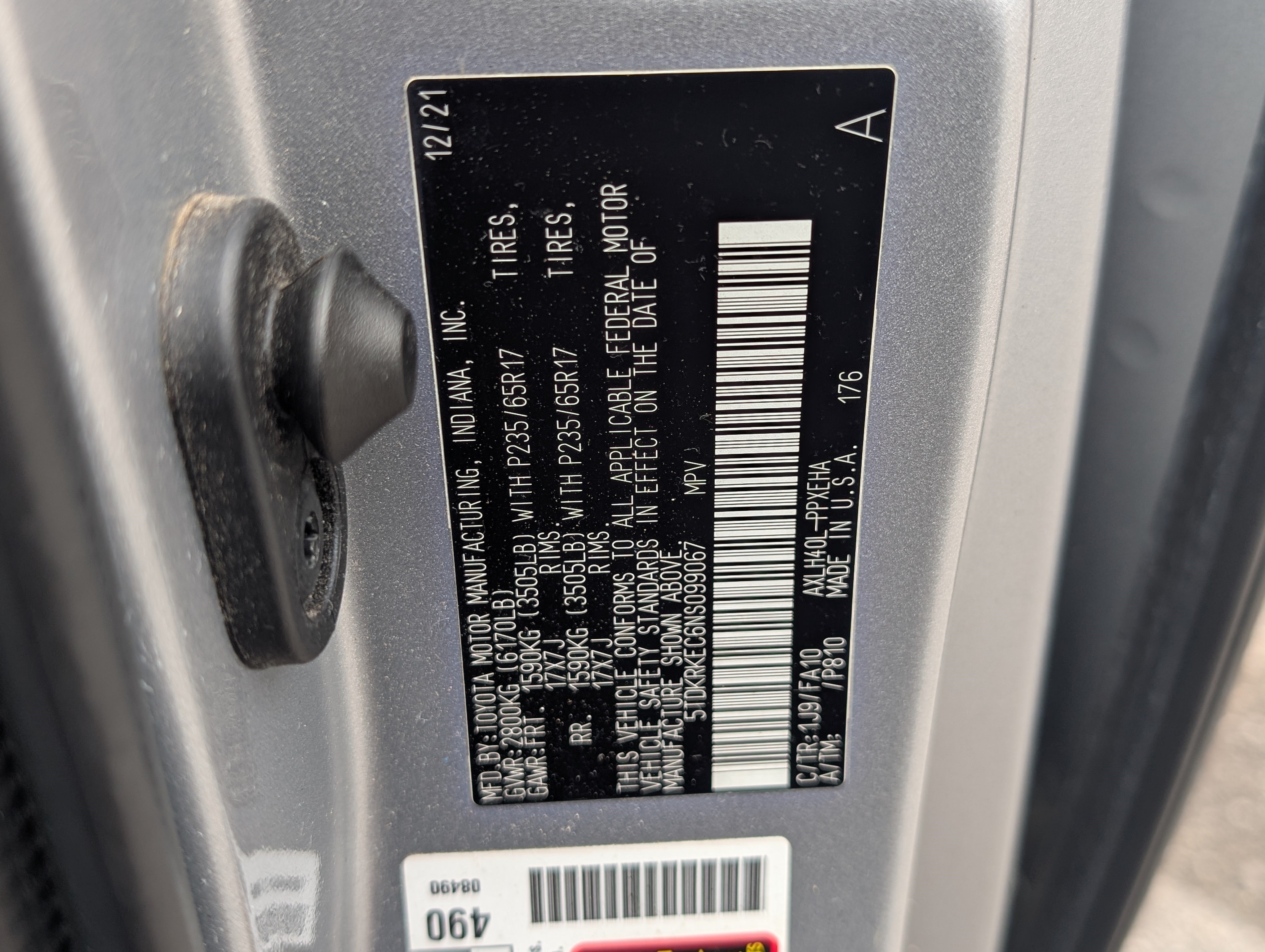 Used 2022 Toyota Sienna LE FWD image 35