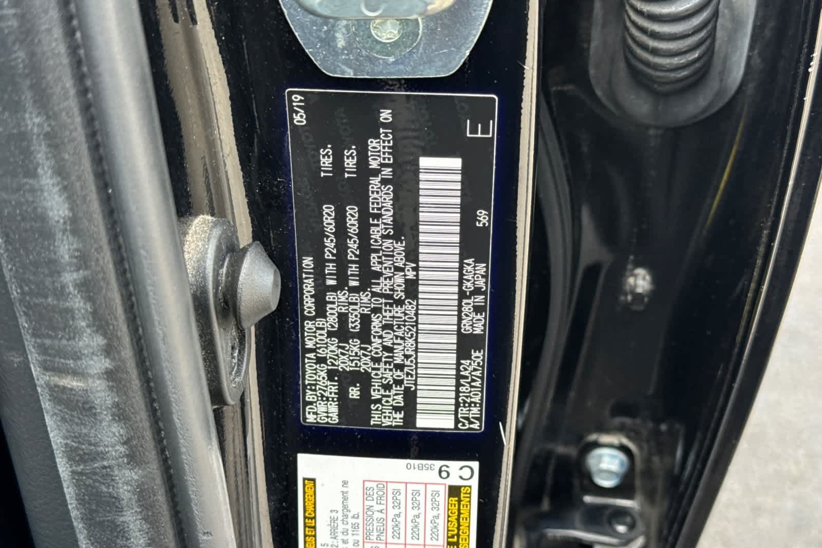 Used 2019 Toyota 4Runner Limited w/ Convenience Package RWD image 28