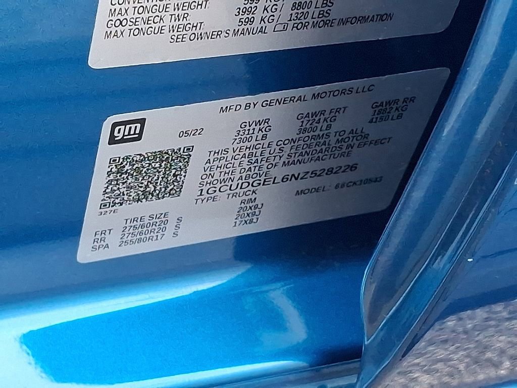 Used 2022 Chevrolet Silverado 1500 LTZ w/ LTZ Premium Package image 28