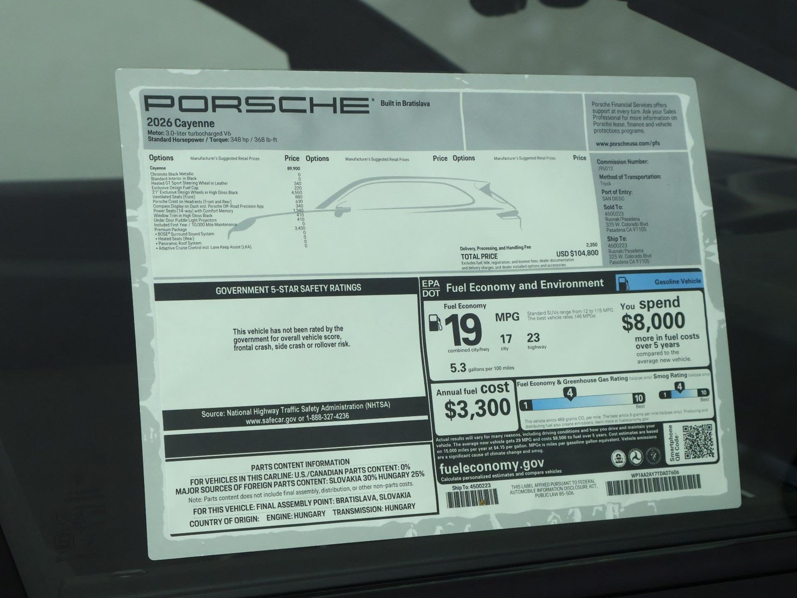 New 2026 Porsche Cayenne AWD/4WD image 25