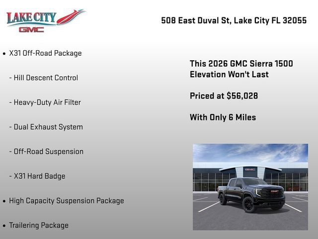 New 2026 GMC Sierra 1500 Elevation w/ Preferred Package AWD/4WD image 39