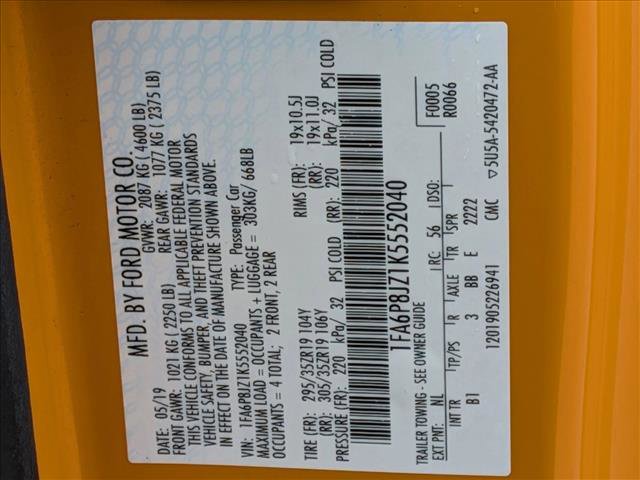 Used 2019 Ford Mustang Shelby GT350 w/ Technology Package image 29