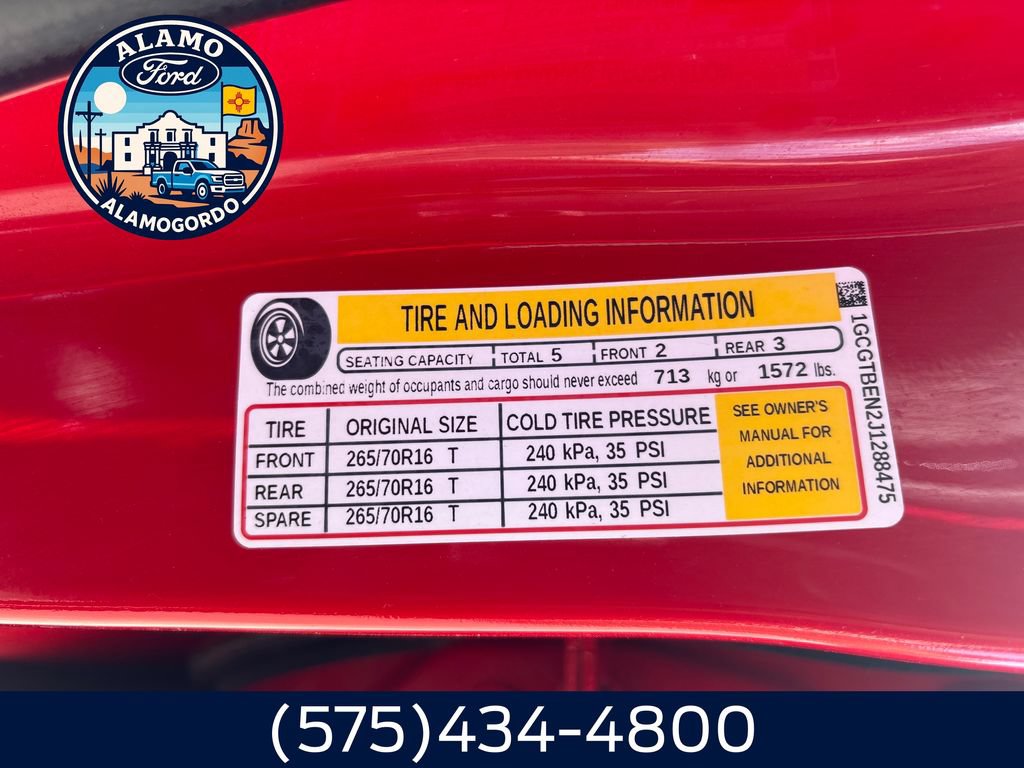 Used 2018 Chevrolet Colorado W/T w/ WT Convenience Package AWD/4WD image 29