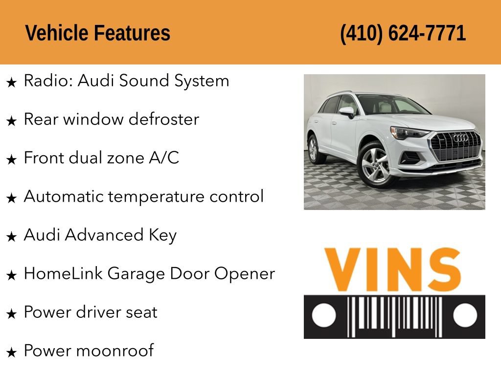 Used 2019 Audi Q3 2.0T Premium w/ Convenience Package AWD/4WD image 5