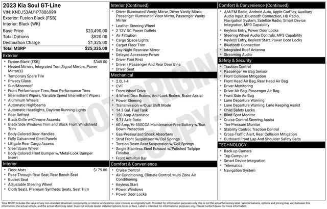 Used 2023 Kia Soul GT-Line FWD image 25
