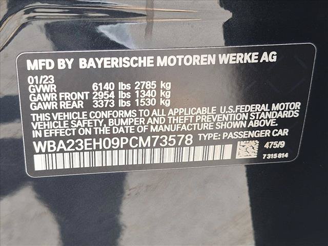 Used 2023 BMW 740i w/ Parking Assistance Package RWD image 26