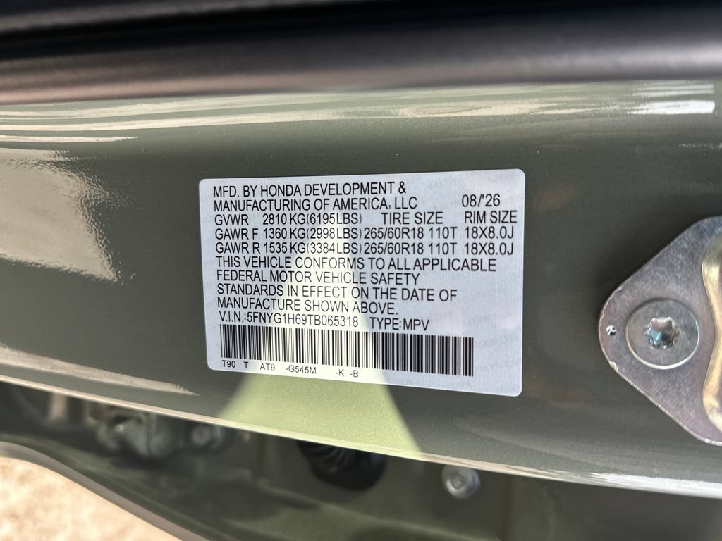 New 2026 Honda Pilot TrailSport image 30