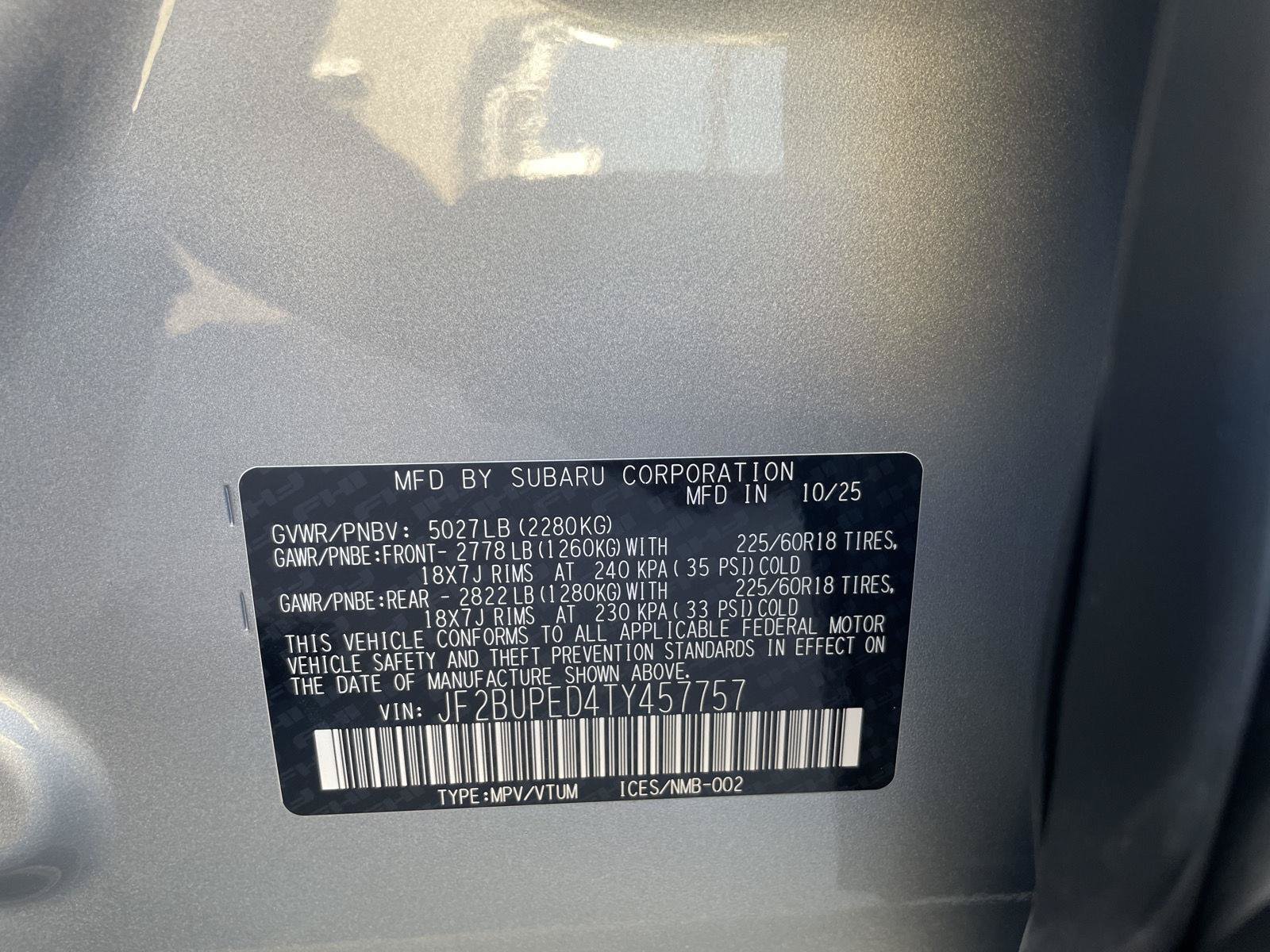 Certified 2026 Subaru Outback Touring AWD/4WD image 31