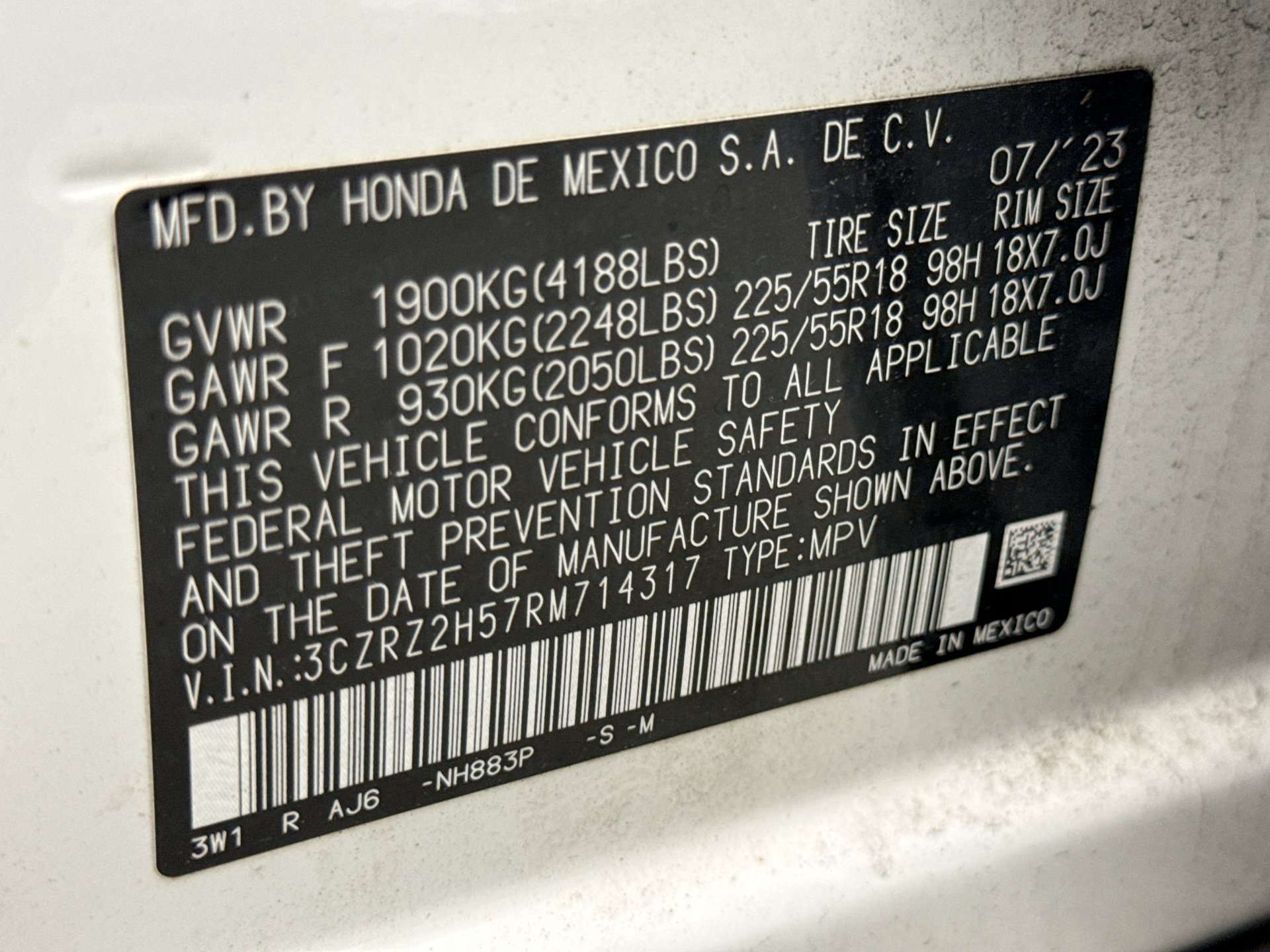 Used 2024 Honda HR-V Sport image 13