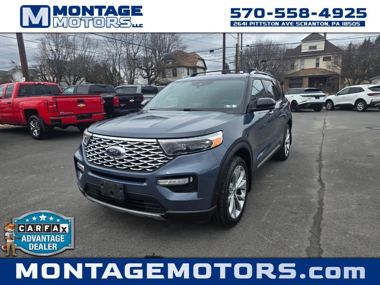 Used 2021 Ford Explorer Platinum w/ Equipment Group 601A AWD/4WD image 1