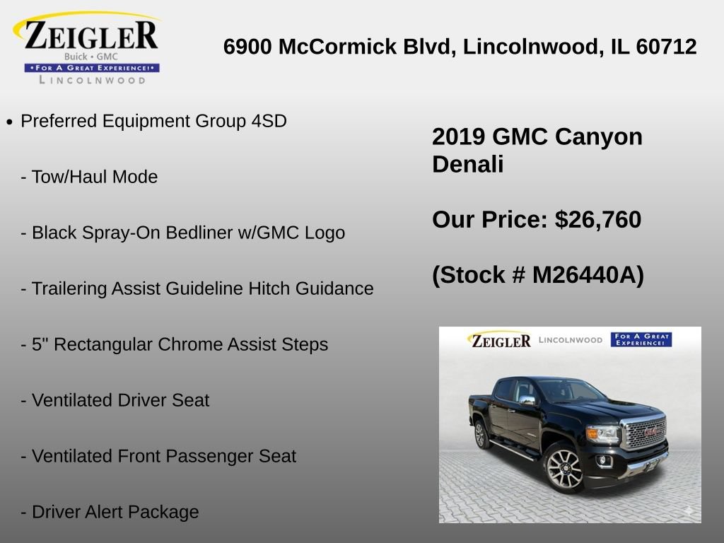 Used 2019 GMC Canyon Denali AWD/4WD image 6