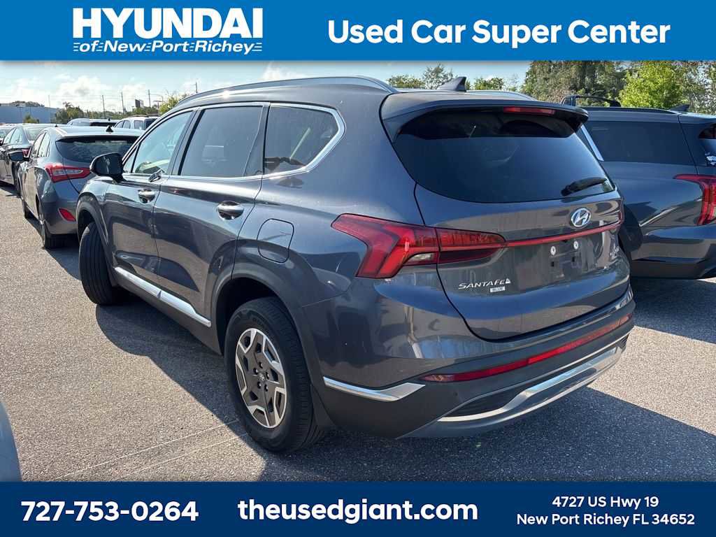 Used 2021 Hyundai Santa Fe Blue AWD/4WD image 2