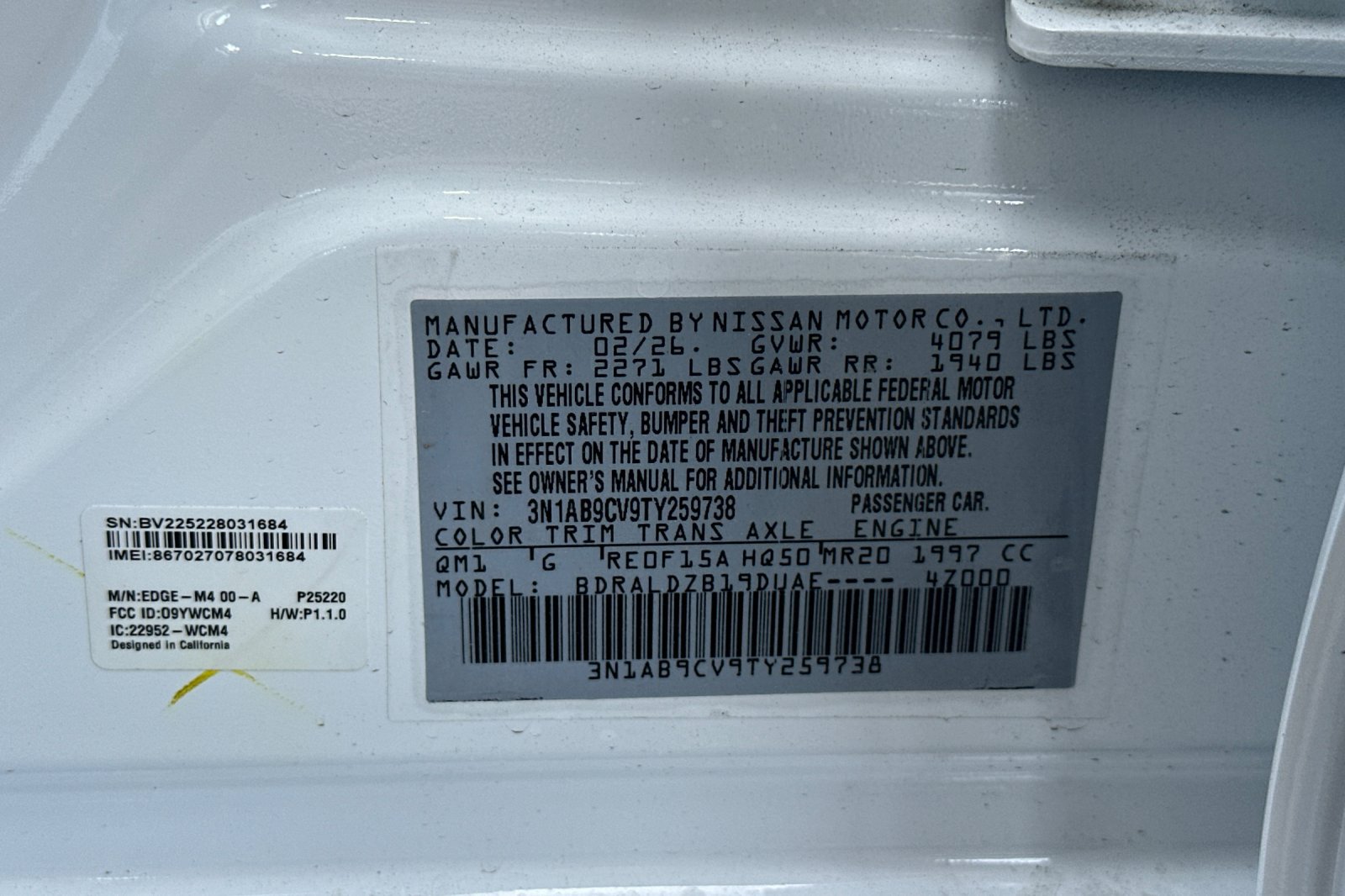 New 2026 Nissan Sentra SV w/ SV Convenience Package FWD image 26