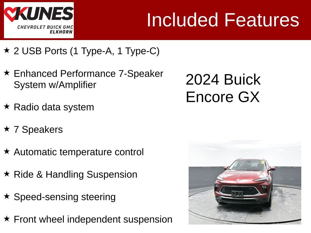 Used 2024 Buick Encore GX Sport Touring image 3