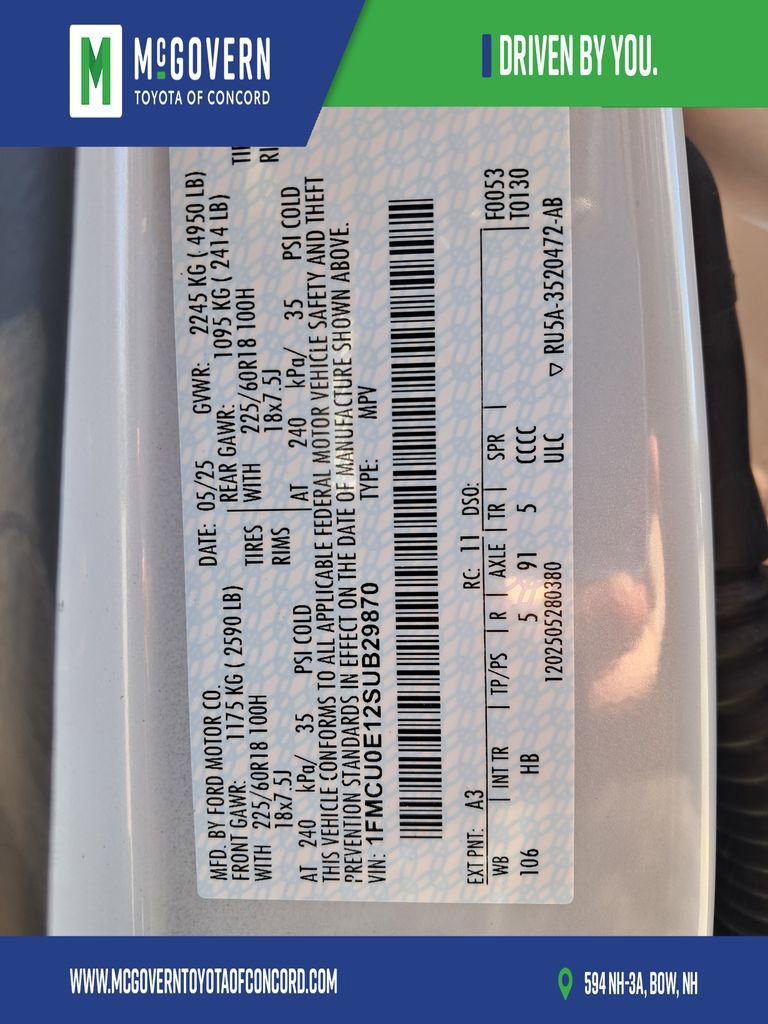 Used 2025 Ford Escape SE image 22