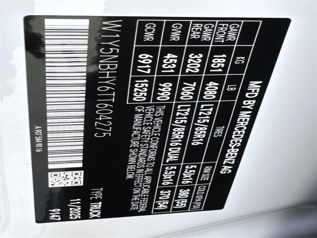 New 2026 Mercedes-Benz Sprinter 3500 image 28