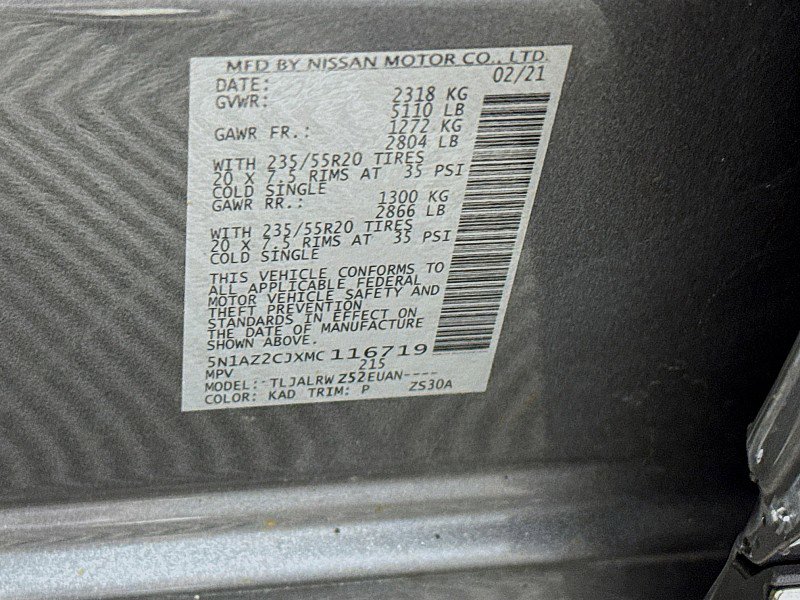 Used 2021 Nissan Murano SL image 32