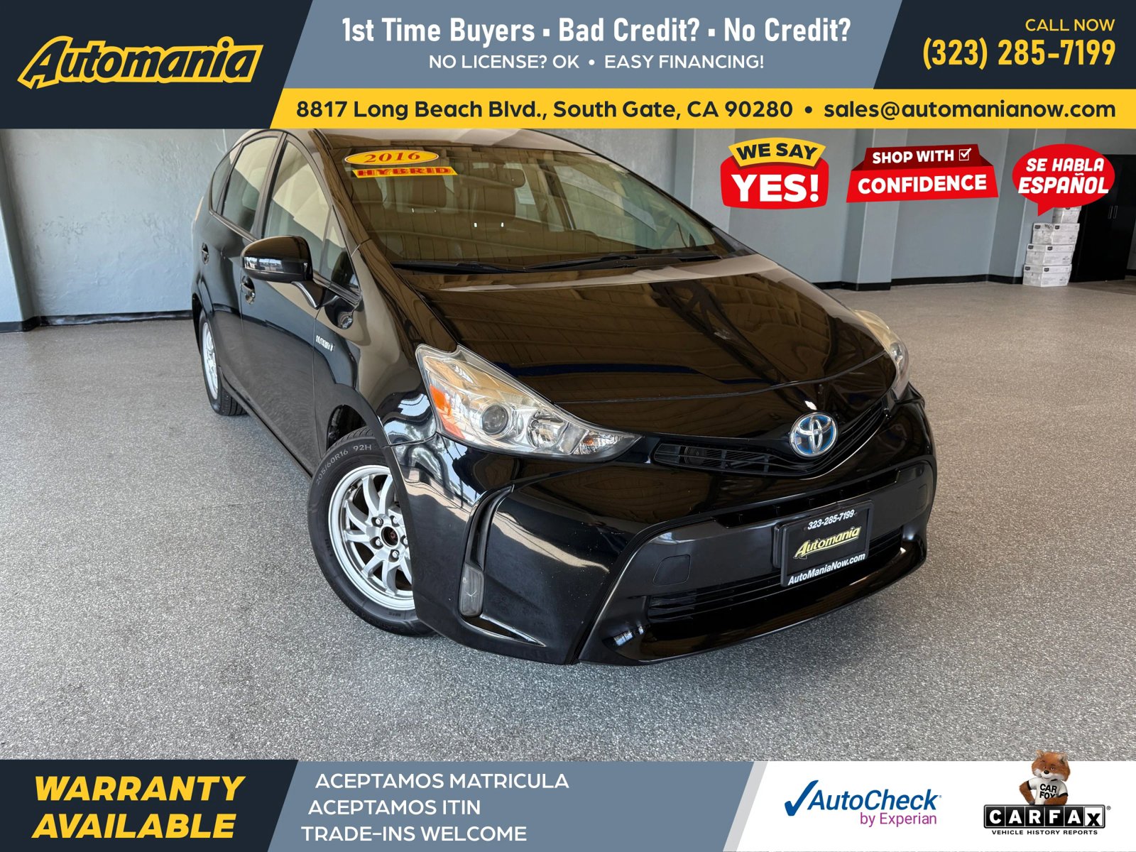 Used 2016 Toyota Prius V Four