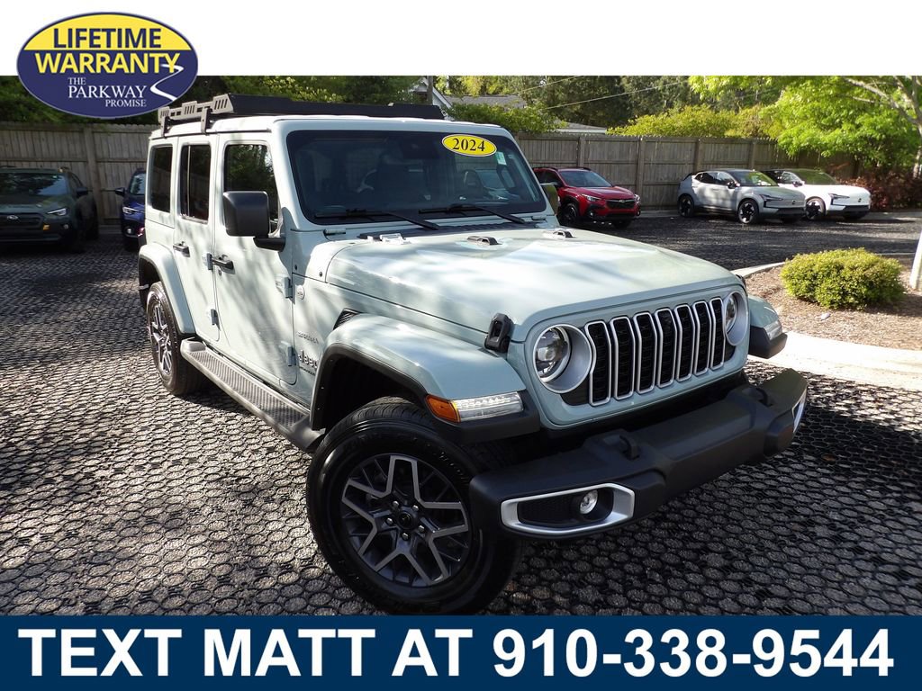 Used 2024 Jeep Wrangler Sahara w/ Technology Group AWD/4WD image 1
