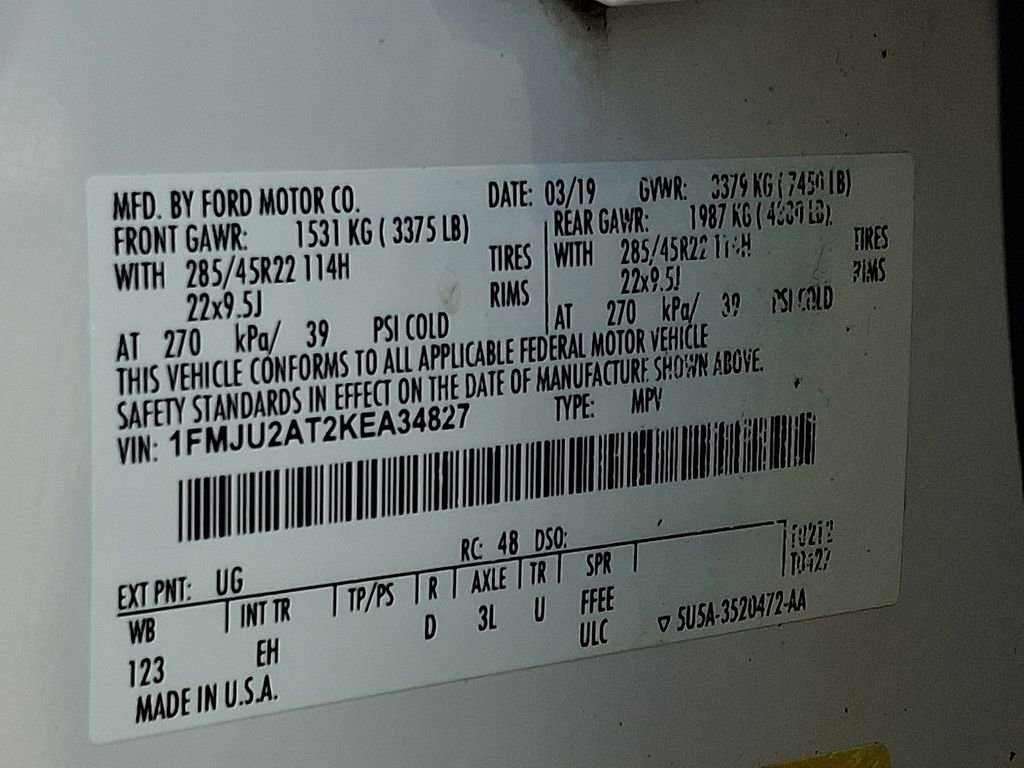 Used 2019 Ford Expedition Limited w/ Special Edition Package image 32