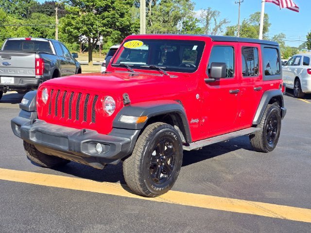 Certified 2018 Jeep Wrangler Unlimited Sport S AWD/4WD image 2
