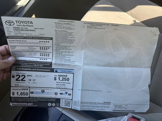 Used 2017 Toyota Sienna LE image 25