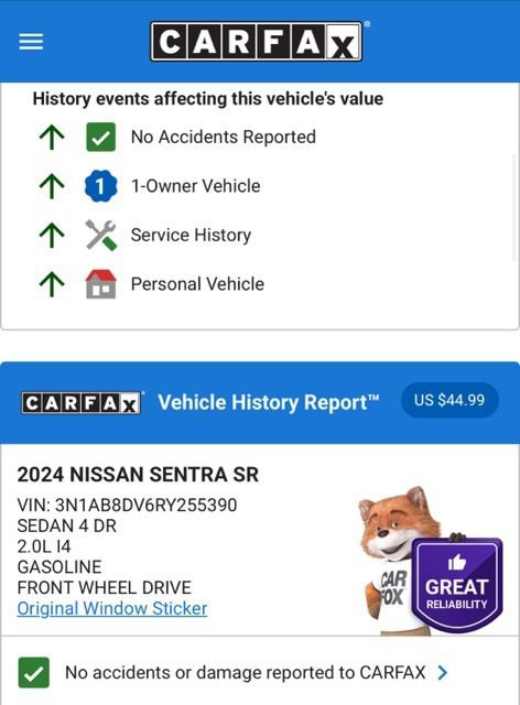 Used 2024 Nissan Sentra SR image 4
