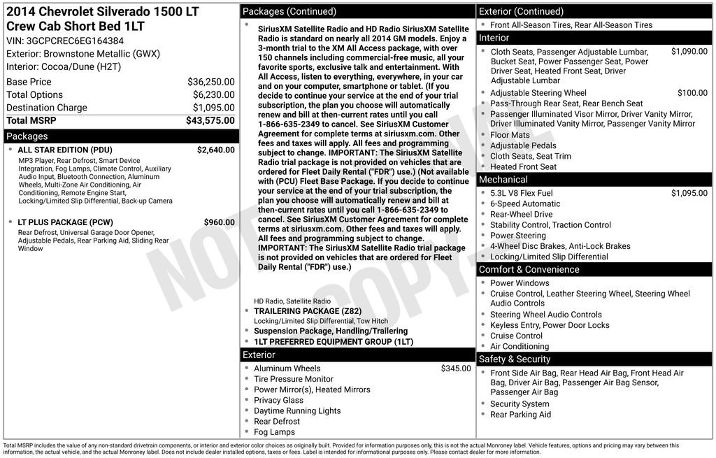 Used 2014 Chevrolet Silverado 1500 LT w/ All Star Edition RWD image 19