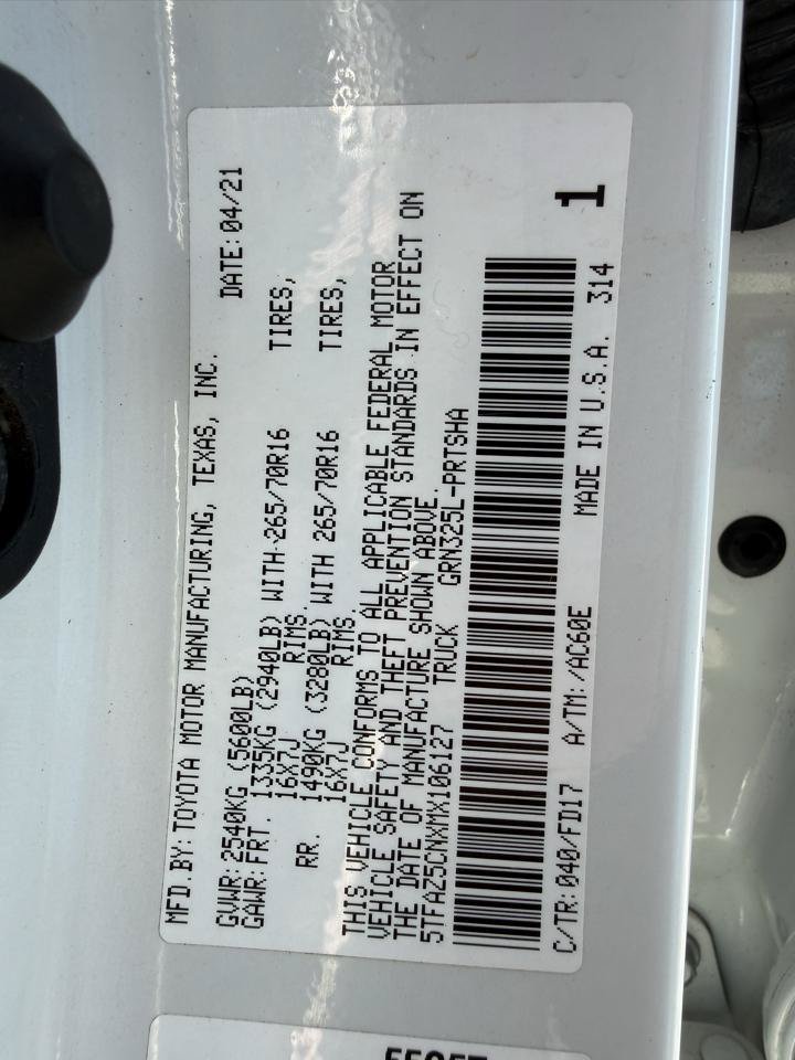 Used 2021 Toyota Tacoma TRD Off-Road RWD image 43