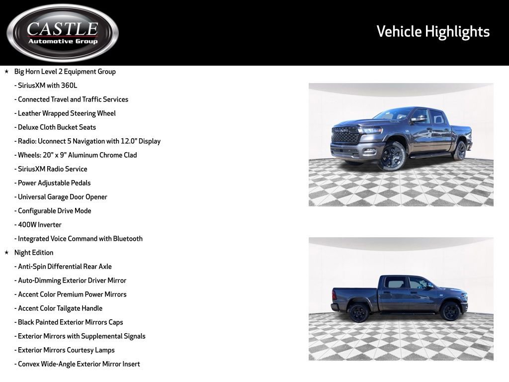 New 2026 RAM 1500 Big Horn AWD/4WD image 11