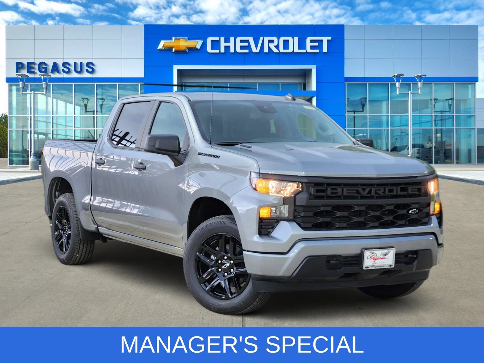 New 2026 Chevrolet Silverado 1500 Custom w/ LPO, Dark Essentials Package
