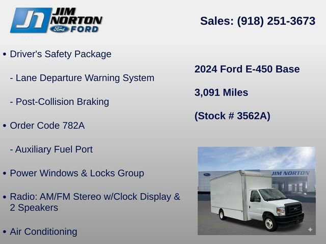 Used 2024 Ford E-450 and Econoline 450 Super Duty w/ Driver's Safety Package RWD image 21