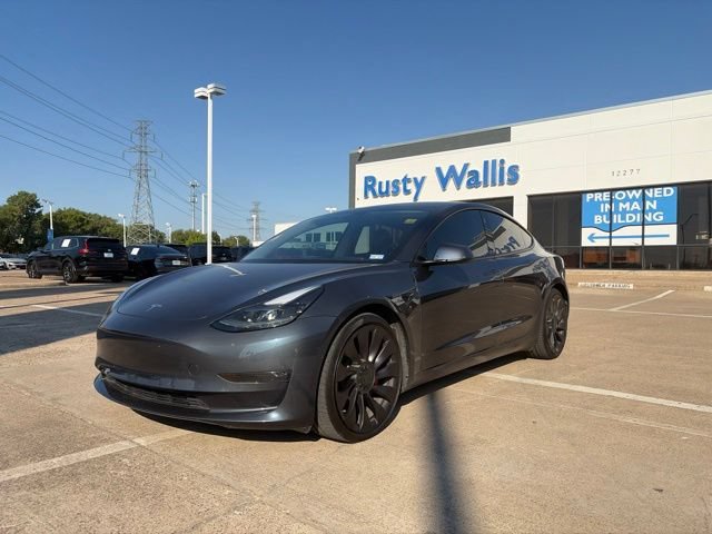 Used 2021 Tesla Model 3 Performance AWD/4WD image 2