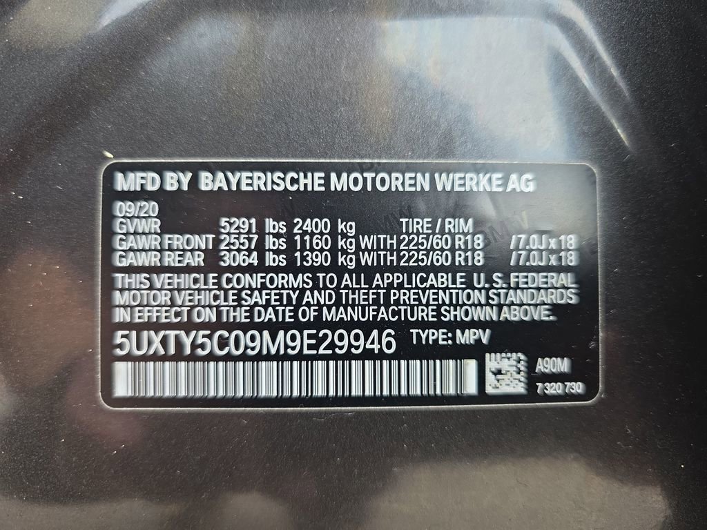 Used 2021 BMW X3 xDrive30i w/ Convenience Package image 30