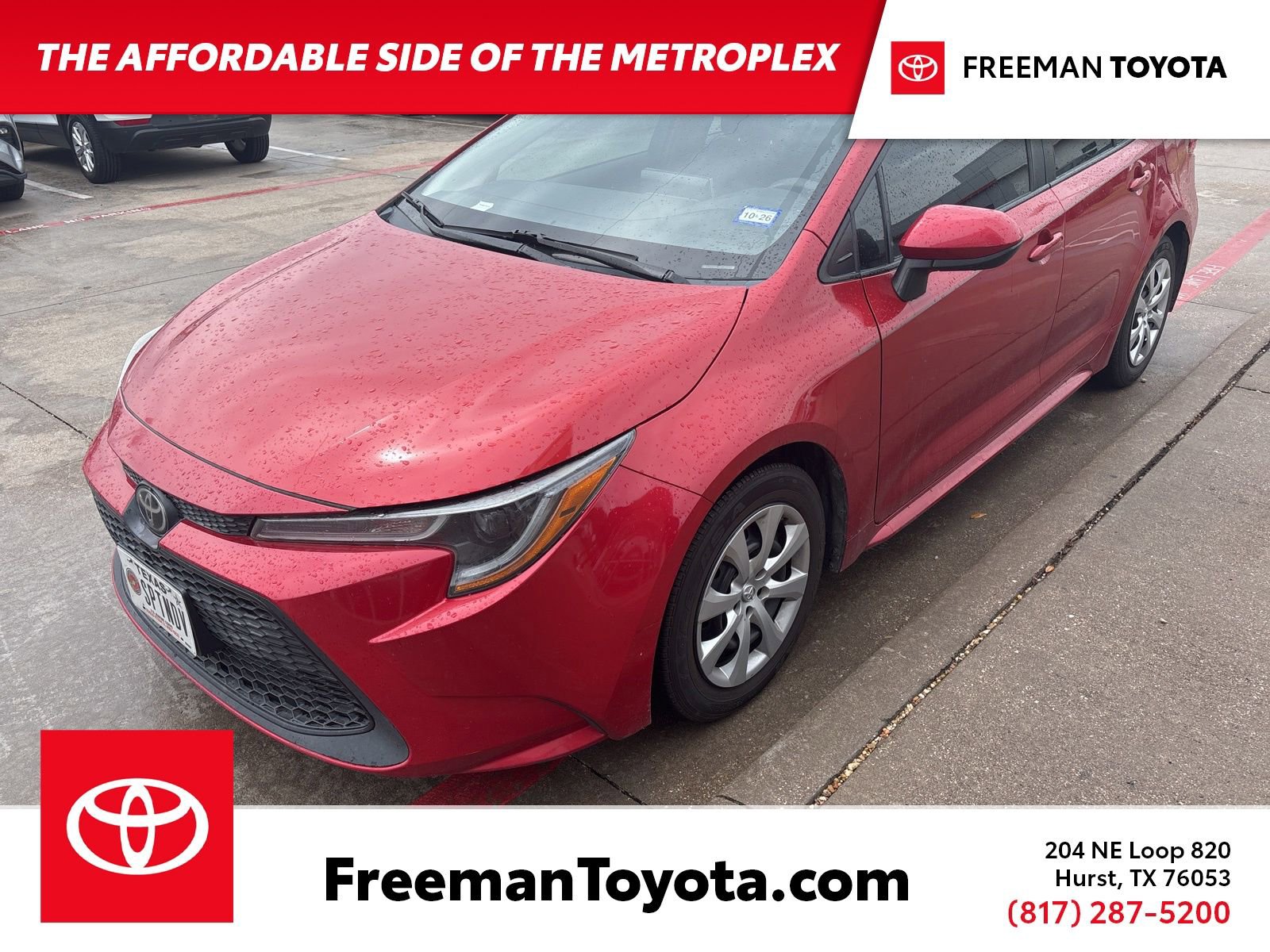 Used 2020 Toyota Corolla LE FWD image 1