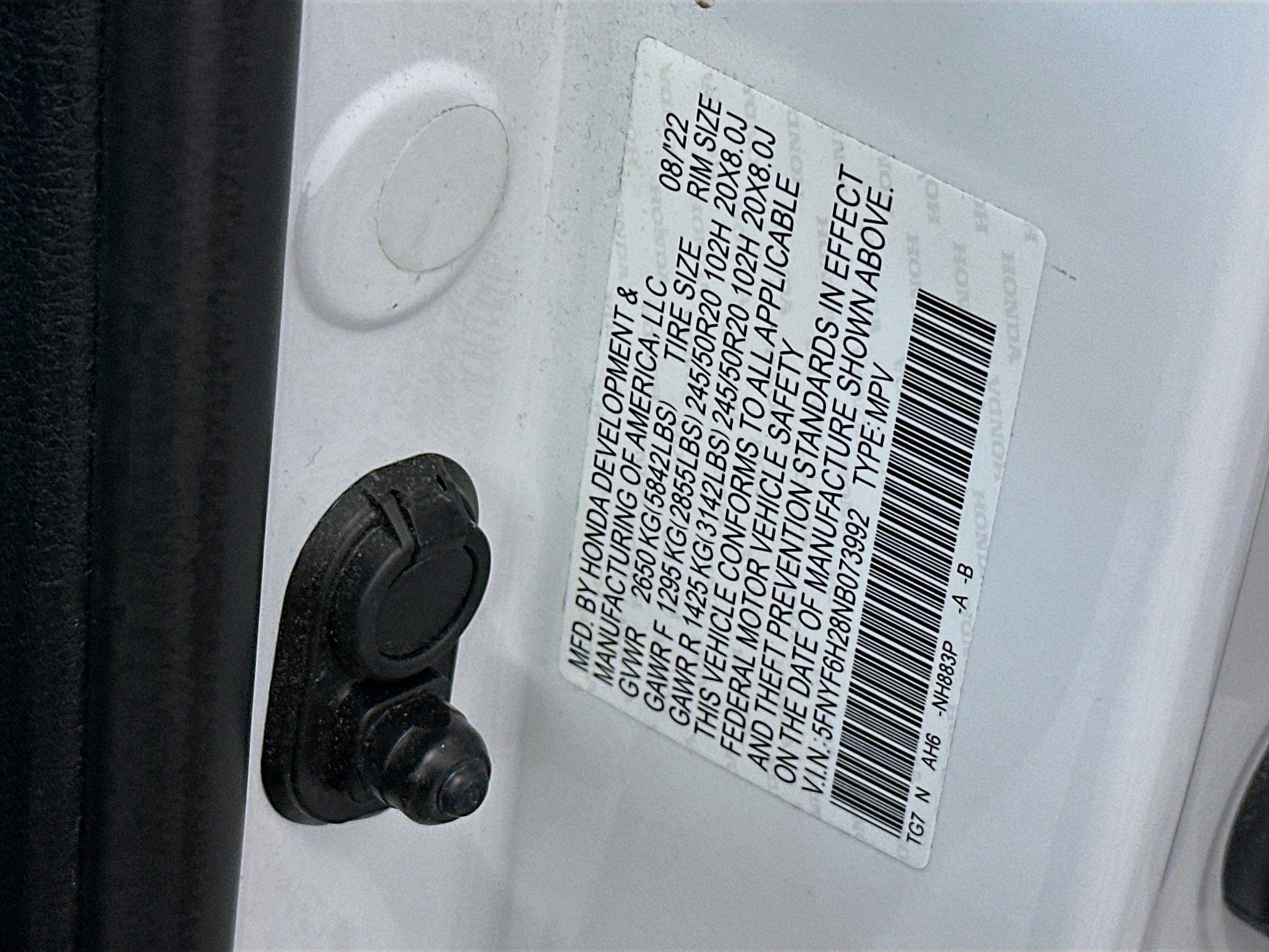 Used 2022 Honda Pilot Special Edition image 12