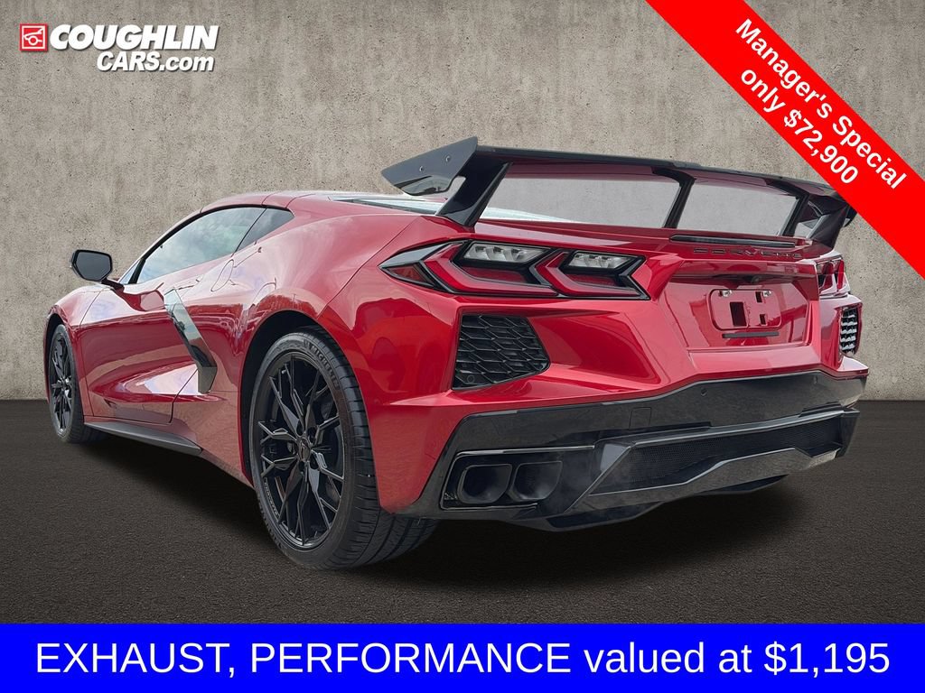 Used 2025 Chevrolet Corvette Stingray Preferred Cpe w/ Stealth Interior Trim Package RWD image 4
