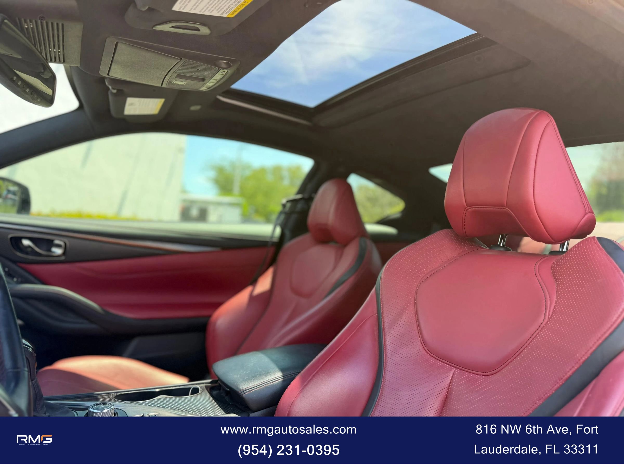 Used 2021 INFINITI Q60 Red Sport 400 w/ Cargo Package RWD image 14