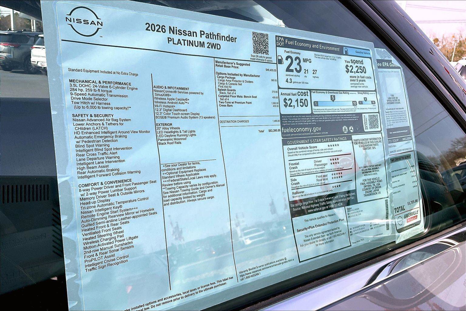 New 2026 Nissan Pathfinder Platinum image 15
