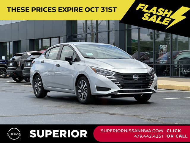 New 2025 Nissan Versa S w/ S Plus Package